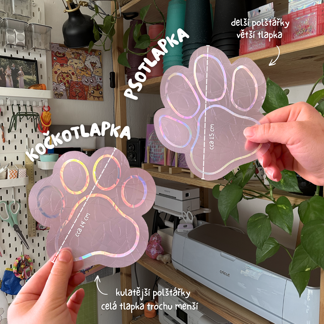 suncatcher kočičí tlapka - Obrázek 3